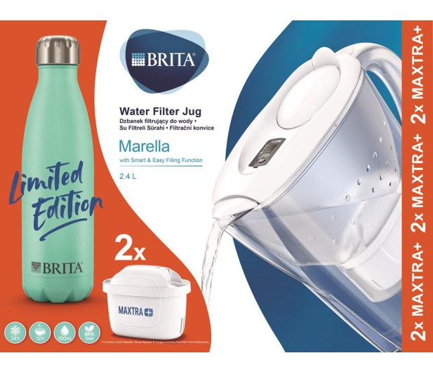 Brita BRITA Dzbanek filtrujący Marella (biały) + 2 wkłady MaxtraPl - 1464326 - zdjęcie 3